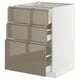 METOD / MAXIMERA Kabinet dasar + 3 laci