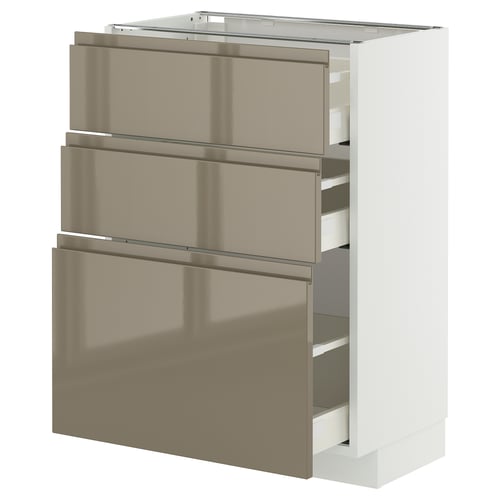 METOD / MAXIMERA Kabinet dasar + 3 laci