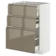 METOD / MAXIMERA Kabinet dasar + 3 laci