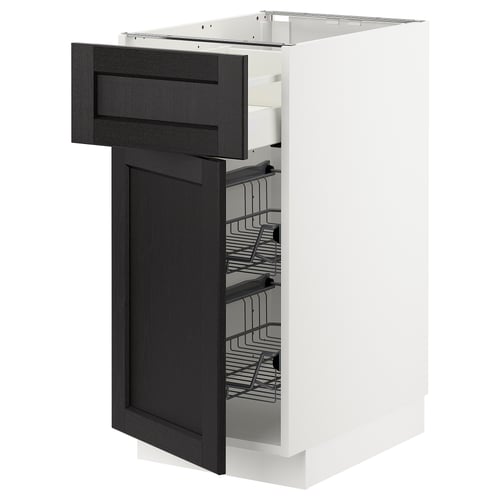 METOD / MAXIMERA Kabinet dasar + bakul/laci/pintu