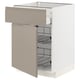 METOD / MAXIMERA Kabinet dasar + bakul/laci/pintu
