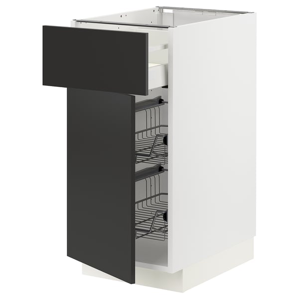 METOD / MAXIMERA Kabinet dasar + bakul/laci/pintu
