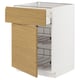 METOD / MAXIMERA Kabinet dasar + bakul/laci/pintu