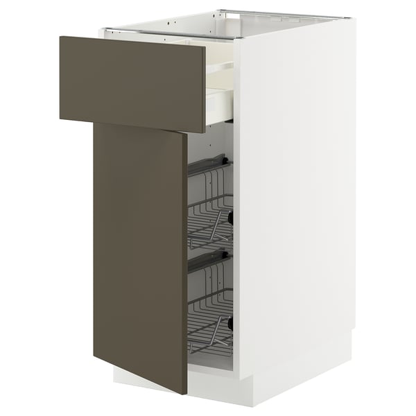 METOD / MAXIMERA Kabinet dasar + bakul/laci/pintu
