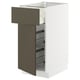 METOD / MAXIMERA Kabinet dasar + bakul/laci/pintu