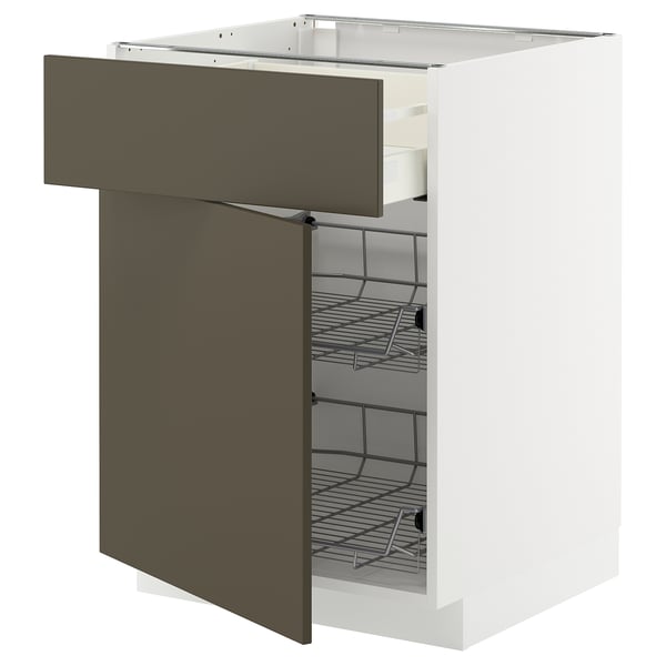 METOD / MAXIMERA Kabinet dasar + bakul/laci/pintu