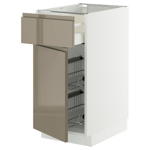 METOD / MAXIMERA Kabinet dasar + bakul/laci/pintu
