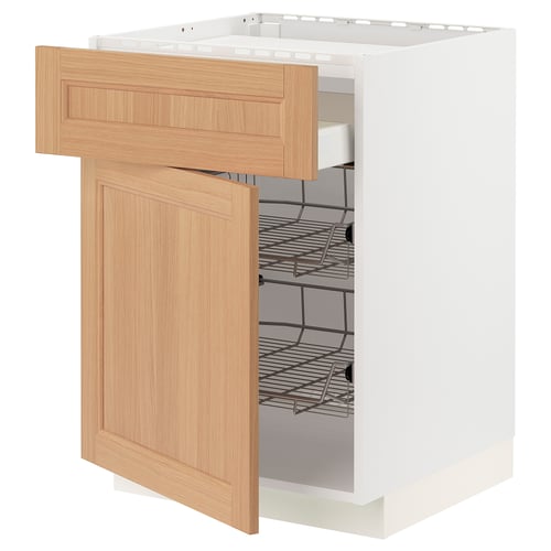 METOD / MAXIMERA Kabinet dasar hob/laci/2 bakul