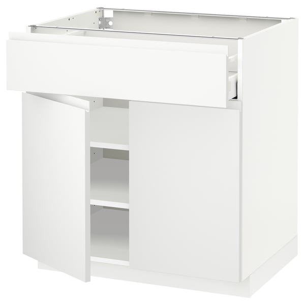 METOD / MAXIMERA Kabinet dasar + laci/2 pintu