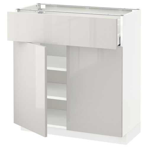 METOD / MAXIMERA Kabinet dasar + laci/2 pintu