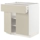METOD / MAXIMERA Kabinet dasar + laci/2 pintu