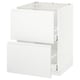 METOD / MAXIMERA Kabinet dasar sink + 2 depan/2 laci