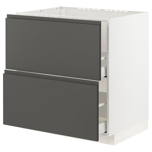 METOD / MAXIMERA Kabinet dasar sink + 2 depan/2 laci