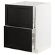 METOD / MAXIMERA Kabinet dasar sink + 2 depan/2 laci