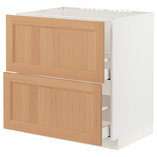 METOD / MAXIMERA Kabinet dasar sink + 2 depan/2 laci