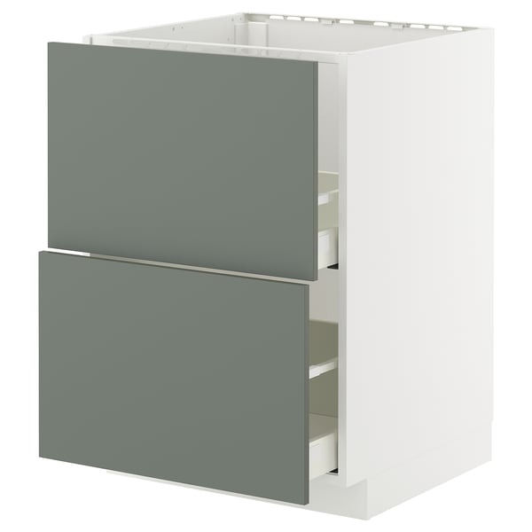 METOD / MAXIMERA Kabinet dasar sink + 2 depan/2 laci