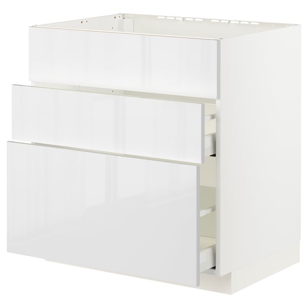 METOD / MAXIMERA Kabinet dasar sink + 3 depan/2 laci