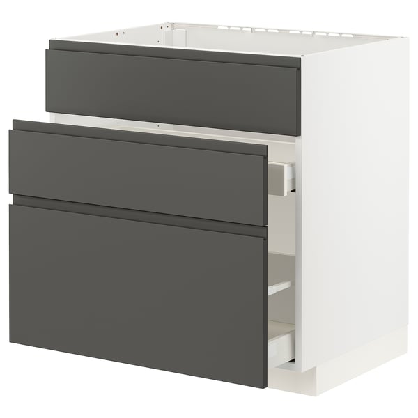 METOD / MAXIMERA Kabinet dasar sink + 3 depan/2 laci