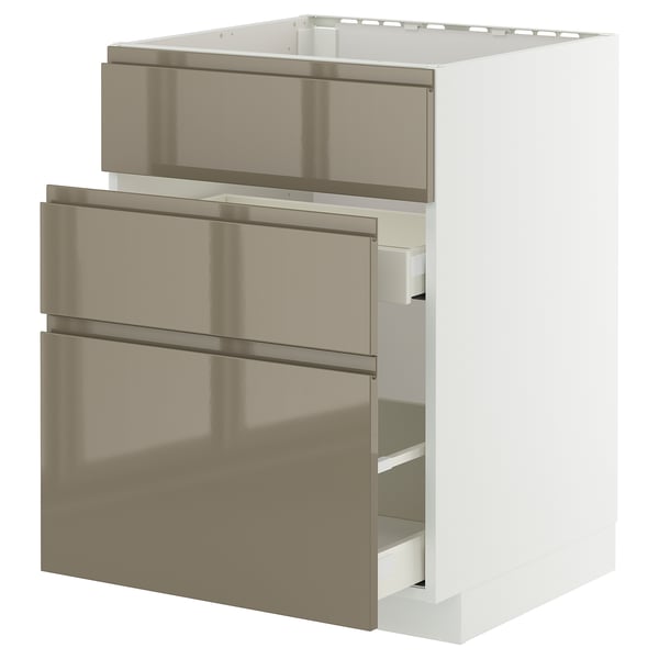 METOD / MAXIMERA Kabinet dasar sink + 3 depan/2 laci