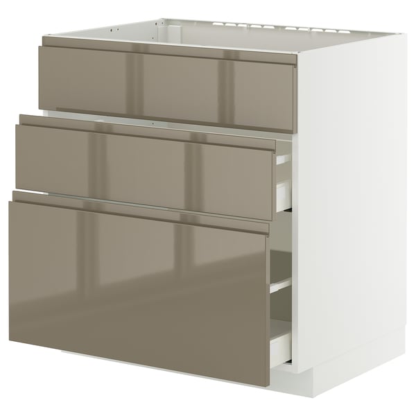 METOD / MAXIMERA Kabinet dasar sink + 3 depan/2 laci
