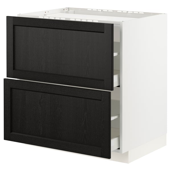 METOD / MAXIMERA Kabinet dasar utk hob/2 depan/laci
