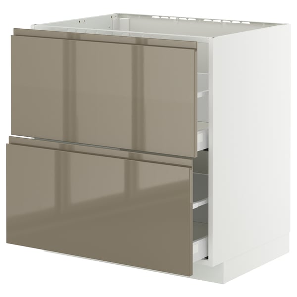 METOD / MAXIMERA Kabinet dasar utk hob/2 depan/laci