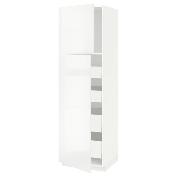 METOD / MAXIMERA Kabinet tinggi + 2 pintu/4 laci