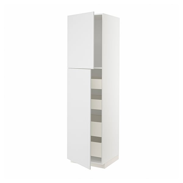 METOD / MAXIMERA Kabinet tinggi + 2 pintu/4 laci