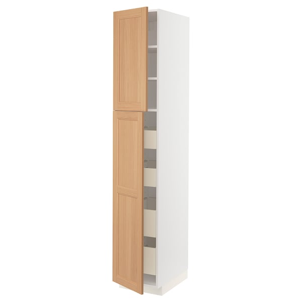 METOD / MAXIMERA Kabinet tinggi + 2 pintu/4 laci