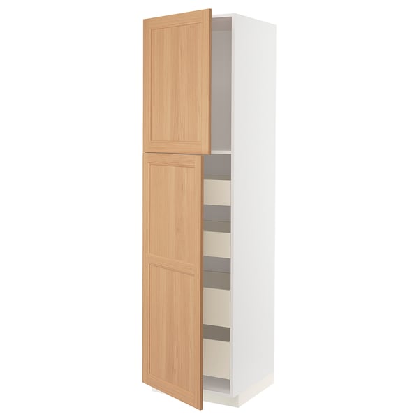 METOD / MAXIMERA Kabinet tinggi + 2 pintu/4 laci