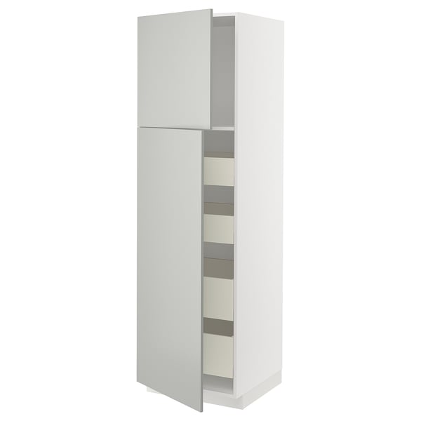 METOD / MAXIMERA Kabinet tinggi + 2 pintu/4 laci