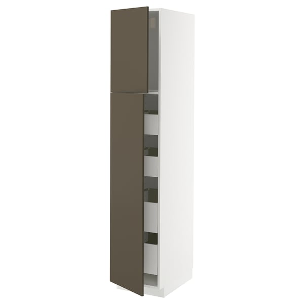METOD / MAXIMERA Kabinet tinggi + 2 pintu/4 laci