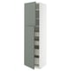 METOD / MAXIMERA Kabinet tinggi + 2 pintu/4 laci