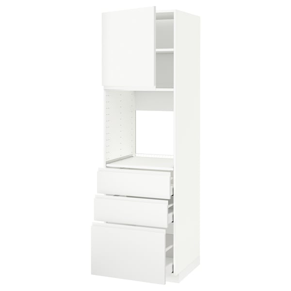 METOD / MAXIMERA Kabinet tinggi ketuhar+2 pintu/laci