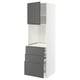METOD / MAXIMERA Kabinet tinggi ketuhar+2 pintu/laci