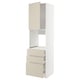 METOD / MAXIMERA Kabinet tinggi ketuhar+2 pintu/laci