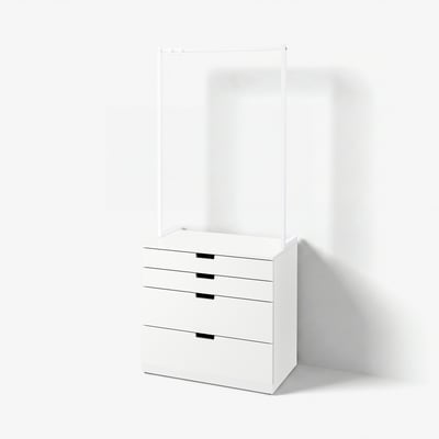 NORDLI Almari 4 laci
