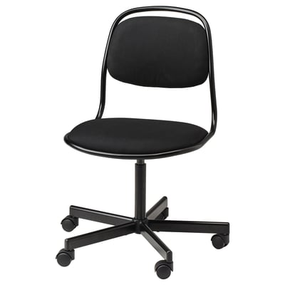 ÖRFJÄLL Kerusi pusing, hitam/Vissle hitam