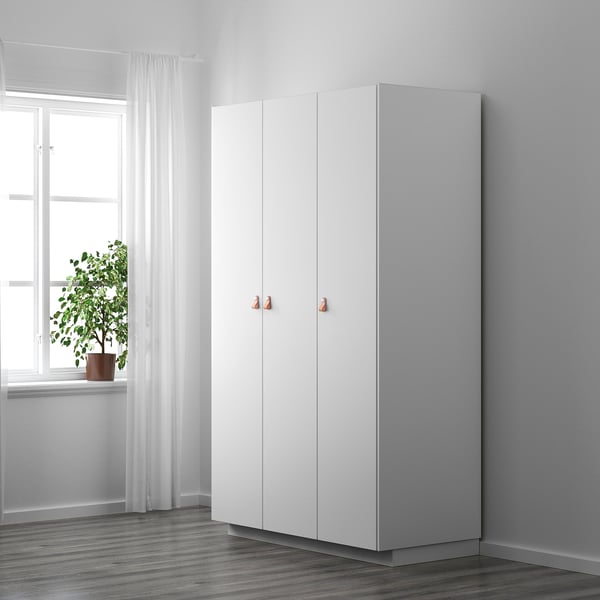 ÖSTERNÄS Pemegang kulit, kulit samak, 65 mm