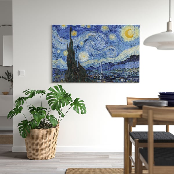 PJÄTTERYD Gambar, The Starry Night, June 1889, 118x78 cm