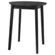 RÄVSTEN Meja, ketinggian kaunter hitam, 75 cm