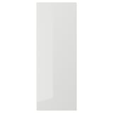 RINGHULT Pintu, berkilat kelabu muda, 30x80 cm