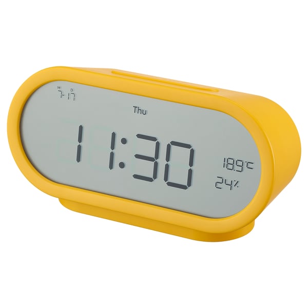RÖDSTRÄFSE Jam penggera dengan hygrotermometer