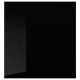 SELSVIKEN Pintu, berkilat hitam, 60x64 cm