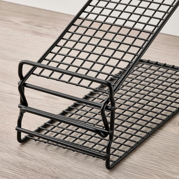 SKOSTALL Penyusun kasut, hitam, 11x19x27 cm