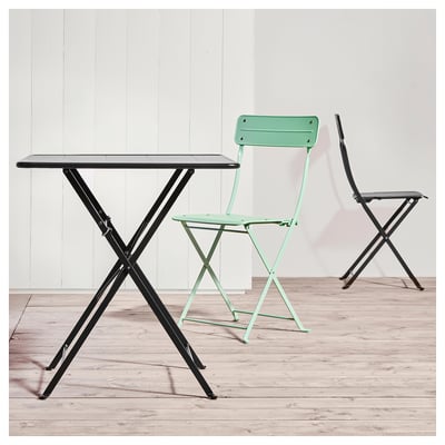 SUNDSÖ Meja, antrasit luar rumah, 65x65 cm