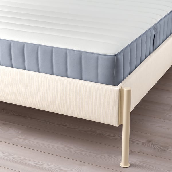 TÄLLÅSEN Rangka katil upholsteri dgn. tilam