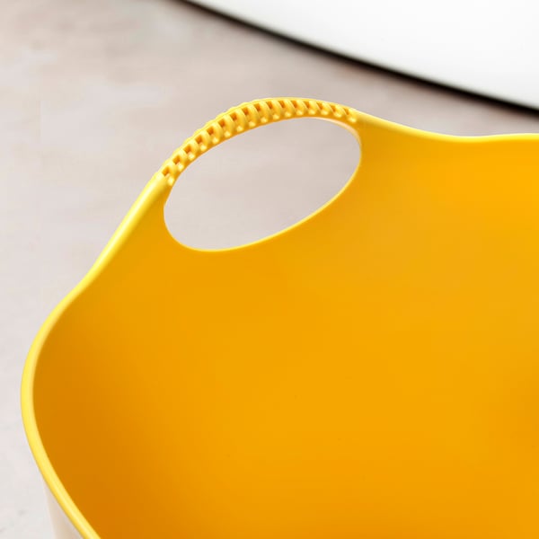 TORKIS Bakul pakaian fleksi, dalam/luar, kuning, 35 l