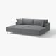 UPPÅKRA Sofa 3 tempat duduk bermodular