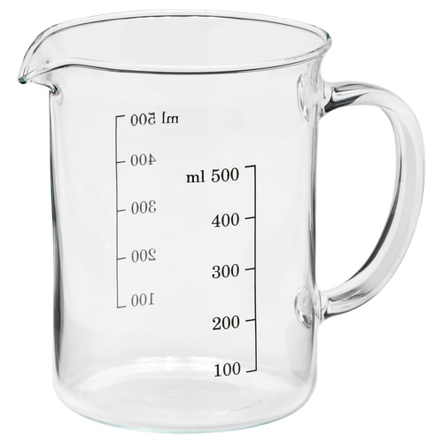 VARDAGEN Jag ukur, kaca, 0.5 l